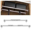 Qualward Undermount Sink Supports Brackets,Adjustable Undermount Sink Support, Stainless Steel