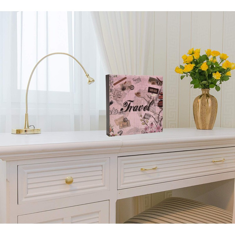 Arpan 4" x 6" Pocket Memo Photo Album for Travel