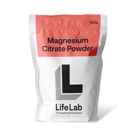 Magnesium Citrate Powder 100g - Pure Magneisum Citrate Powder Vegan & Vegetarian High Absorption & Bioavaliable Gentle Digestion Magnesium Citrate Powder by LifeLab Supplements