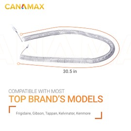 Canamax 5300622034 Dryer Heating Restring Coil - Compatible with Frigidaire Gibson Tappan Kelvinator Kenmore Dryers - Replaces AP2135128 PS451032 351 AH451032