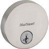 Kwikset 92580-016 Deadbolt, Satin Nickel, Key Lock, 20-Inch