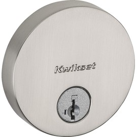 Kwikset 92580-016 Deadbolt, Satin Nickel, Key Lock, 20-Inch