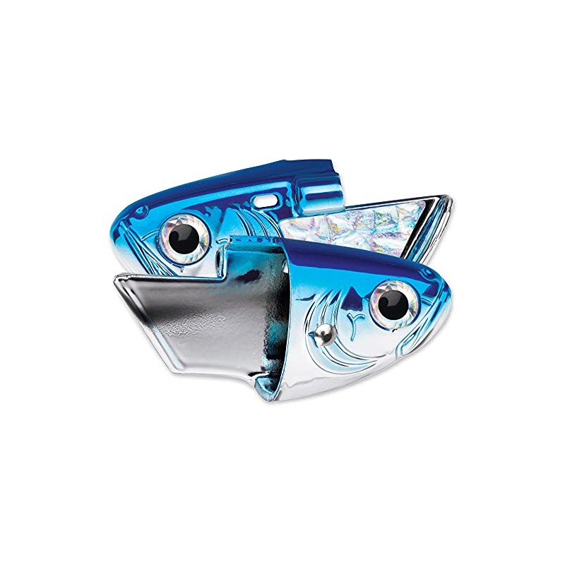 Whole Bait Head 0 Chrome Blue