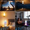 Camping Bluetooth Speaker with LED Light,Outdoor Speaker with Insert Card,