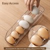 PAVSTINE 3-Tier Auto Rolling Egg Holder with Lid for Fridge,
