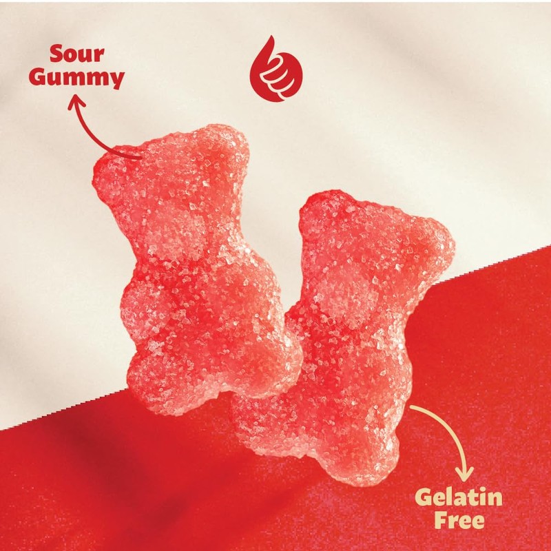Sour Gummi Bears Candy | 2 Pound Pack | Gelatin
