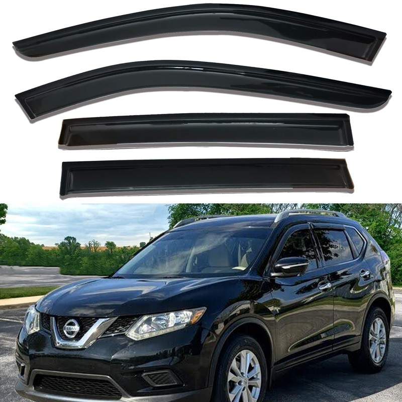 Sun Rain Guards Vent Window Shade for 2014-2020 Nissan Rogue