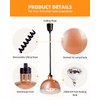 Hanging Food Heat Lamp: [250W Heating Bulb Included] Commercial Food