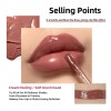 Kit 7 Labiales Gloss Efecto Glass Volumen Perlado Hidratante