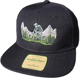 Children's Bicycle Hat MTB Mountain Bike Cap Boy Baseball Cap, Black - Mountain Ride