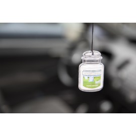 Yankee Candle Car Air Fresheners Hanging Car Jar Ultimate Clean Cotton Scented Neutralizes Odors Up To 30 Days