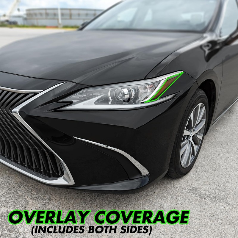 SlickMod PreCut Vinyl Smoke Tint for 2019-2023 Lexus ES Headlight
