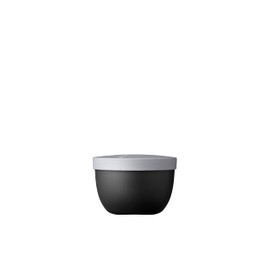 Mepal Snackpot Ellipse, Practical Container for Storing and Transporting Food, Freezer and Dishwasher Safe, 350 ml, Limited Edition/Black Edition