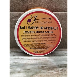 Bali Mango 🥭 Grapefruit Foaming Shuga Scrub - Size: 3oz