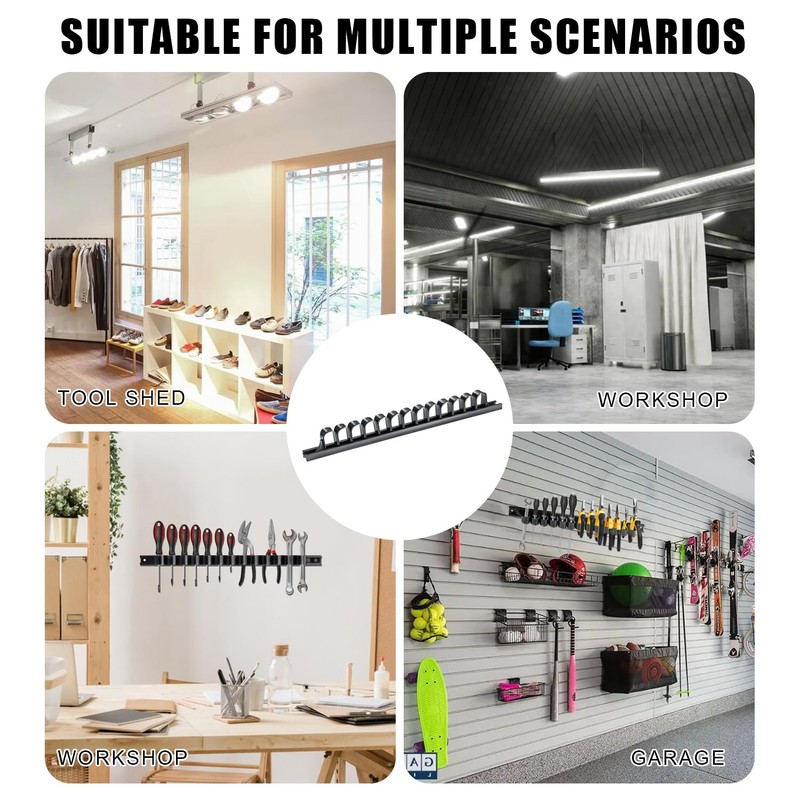letuxaamz Screwdriver Holder, Pliers Holder Wall Mount Tool Spanner Holder