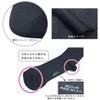 Medical Elastic Stockings rekkusufitto High Socks Navy Microfiber Low Pressure