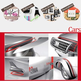 SANKA Double Sided Mounting Tape, Made of 3M VHB Foam Tape, Heavy Duty, Strong Adhesion Industrial Adhesive for Car,Auto,Moto,LED Strips Light, Metal,Office Decor, Indoor/Outdoor (1/2 in* 15.6FT)