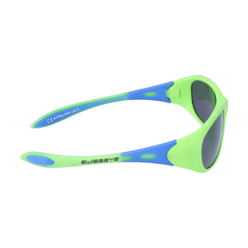 Swisseye Toddler Children's Sports Glasses, Matte Green / Blue