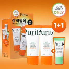 Purito Seoul Daily Soft Touch Sunscreen 60ml Double Pack (+Sun Lotion 15ml) - [SET] Sunscreen 60ml Double Pack (+Sun Lotion 15ml)