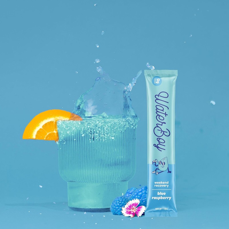 Waterboy Electrolyte Drink Mix for Adults Sugar-Free 24 Servings Variety