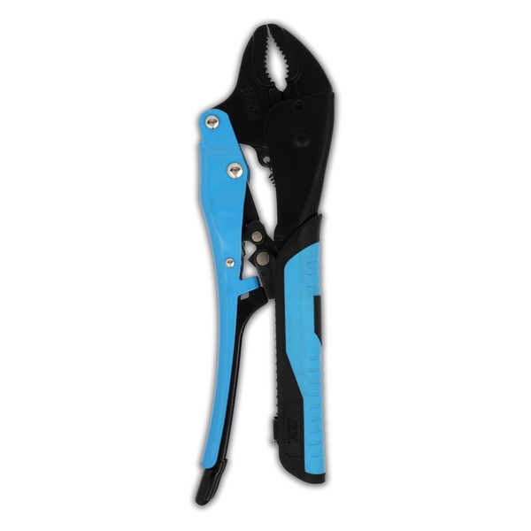OX Tools Auto Adjust Locking Pliers 10-Inch – Curve Jaw,
