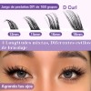 Kit De Extensión De Pestañas Postizas Diy 8-16mm Y Pegamento