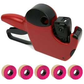 Jolly C6 Price Gun 6 Digit Set Offer, Easy Label Change, Our Recommendation, Includes 5 Label Rolls as Desired PB-Onlinehandel