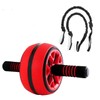 Abdominal Wheel Roller Trainer Fitness Equipment - Color: Red And