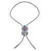Amadw Bolo Tie Dreamcatcher Indian Feather Western Cowboy Tie Costume