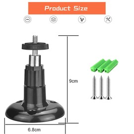 BeElion 4in Pack CCTV Security Camera Wall Mount Bracket,Security Metal Wall Mount Compatible with Arlo Pro/Pro 2/Pro 3/Ultra/Ultra 2, & Others - Ring Stick Up Cam Battery, eufyCam E/2C