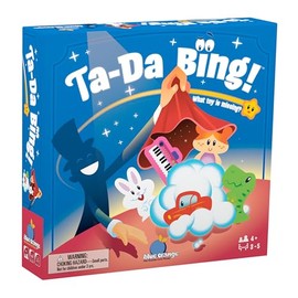 Tabletop Wooden Game, Magic Scarf and Toy Memory, for Preschool Kids Family, Skill Building and Shape Recognition, Ages 4+, Ta-Da Bing! by Blue Orange Games