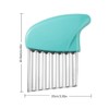 Crinkle Cutter Stainless Steel Potato Carrot Chip Vegetable Crinkle Wavy