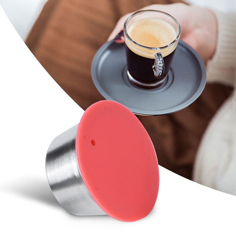 Stainless Steel Reusable Refillable Coffee Capsule Cup Fit for Dolce