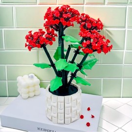 Wizardi Brick Potted Flower - Ipomoea Quamoclit Building F07M9-6(101)