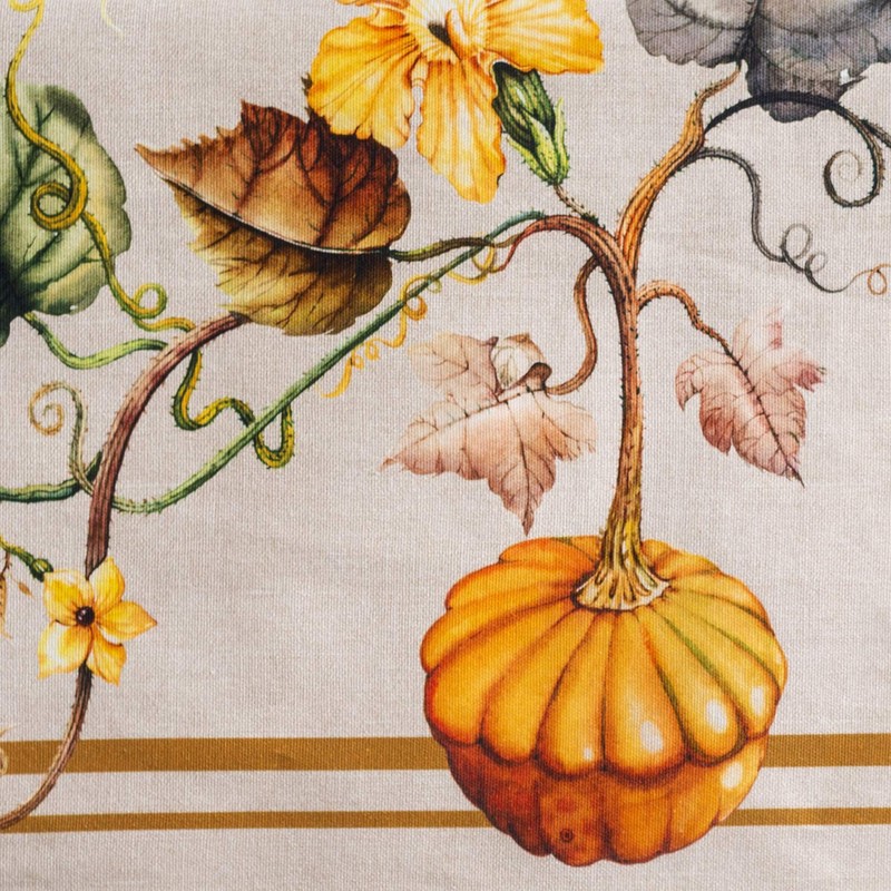 Maison d' Hermine Potiron 100% Cotton Tablecloth Kitchen Dining Table