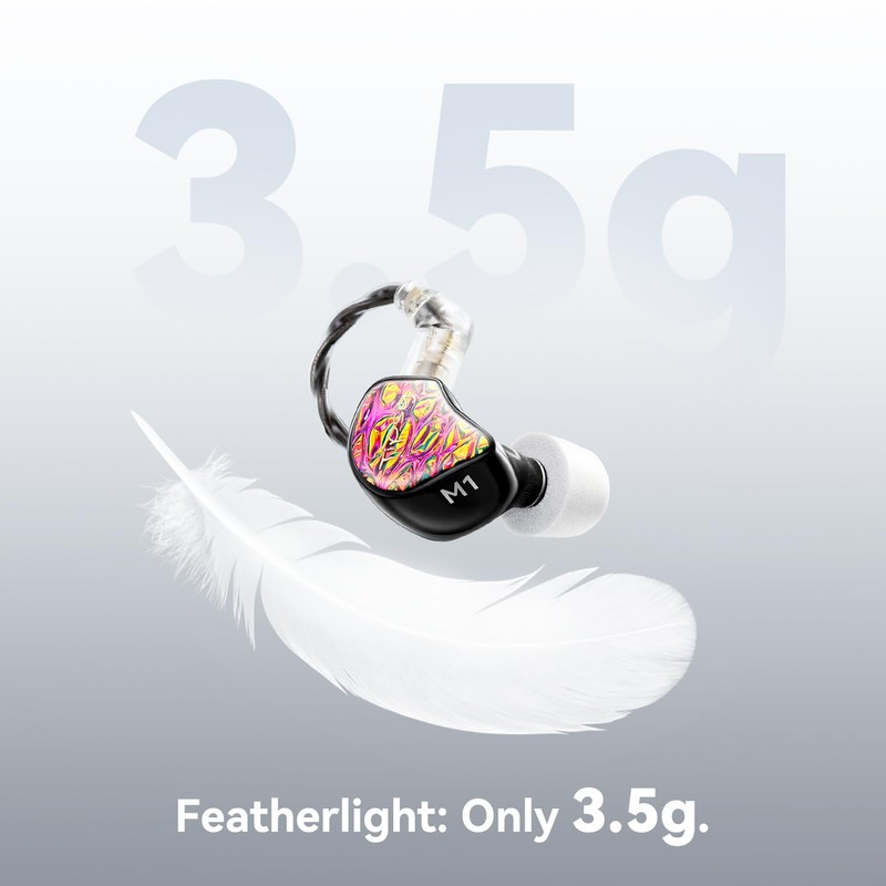 Tipsy M1 IEM, Bamboo Fiber Diaphragm in-Ear Monitor, Warm, Lively