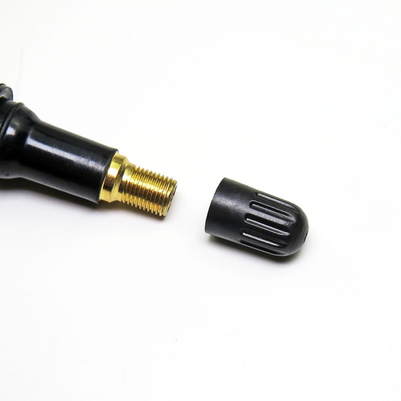 8 Pack Black Plastic Tire Valve Stem Caps – Universal