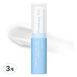 Pyunkangyul Kids & Mom Barrier Lip Balm, unscented, 2.8g, 3 pieces / 편강율 키즈앤맘 배리어 립밤, 무향, 2.8g, 3개