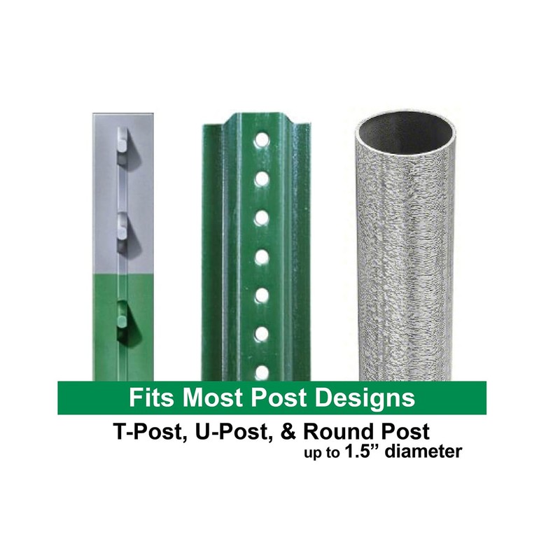 Post-Mount Sprinkler with Brass Impulse Head – Adjustable Watering Patterns,