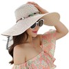 Foldable & Wide Brim Hat, UV Protection, UV Protection, Straw