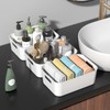 Oymlclivisa 12 Packs Plastic Pantry organizer Bin Basket, Open Storage