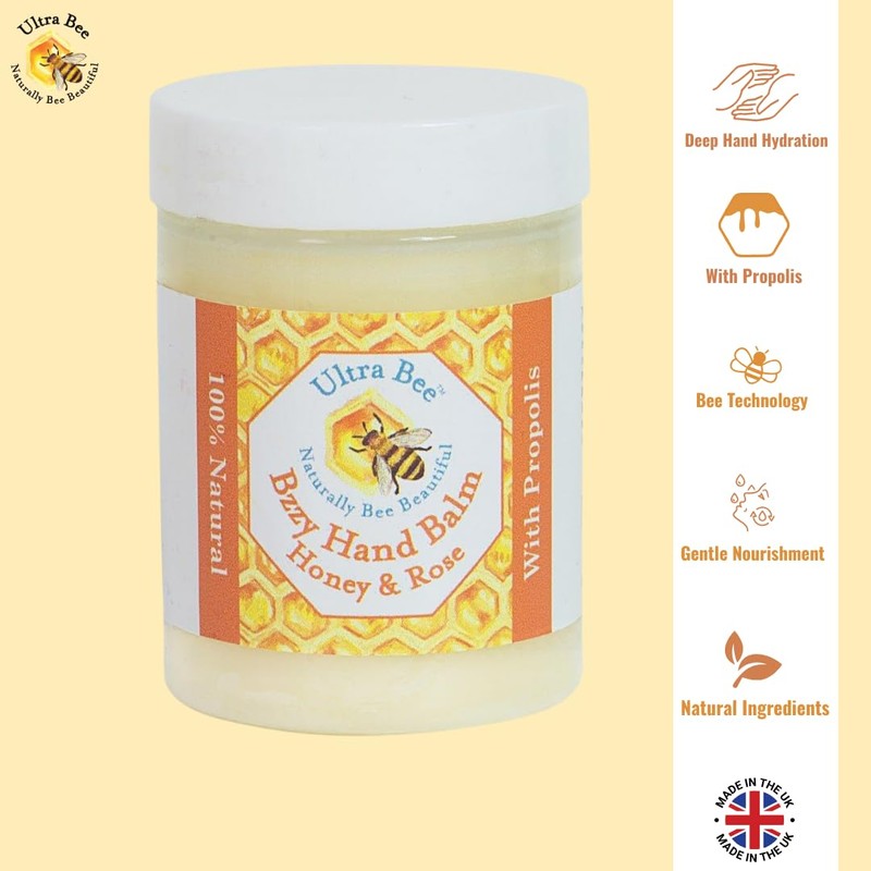 Ultra Bee Naturally Bee Beautiful 100% Natural Bzzy Hand Cream