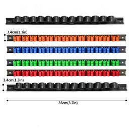 3-H Screwdriver Organizer,Tool Holder Rack,Tool Organizer Wall Mount for Wrench Plier Screwdriver Organization craftsman