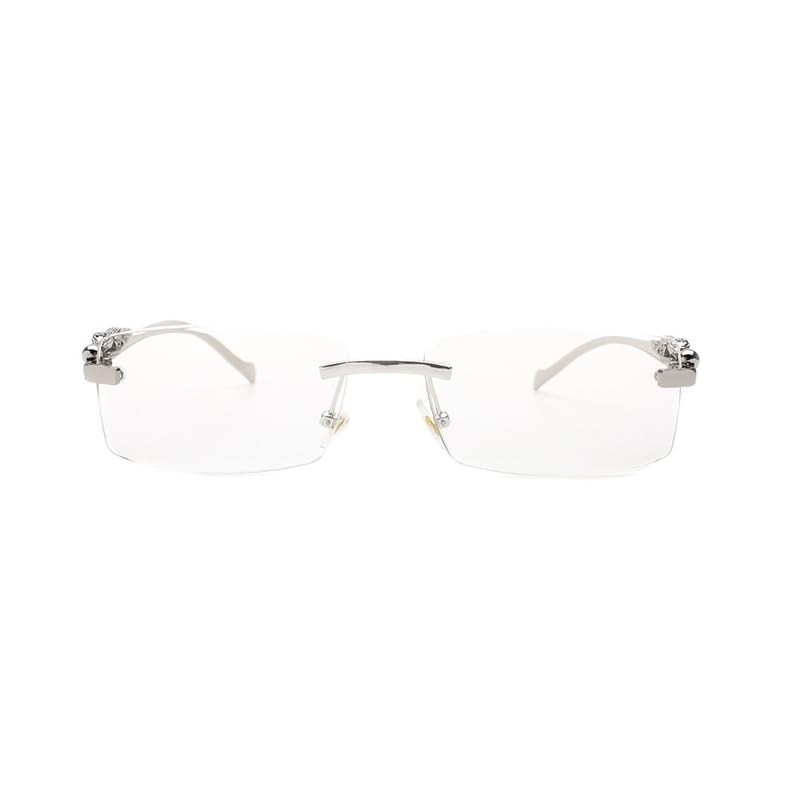 88flix Rimless Glasses, Korean Date Glasses, Women's, Men's, Unisex, Rimless,