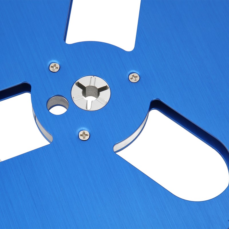 1/4 7 Inch Empty Reel 3 Hole Aluminum Alloy Opening