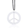 Beelittle Hippie Costume Set - 60's Circle Glasses Peace Sign