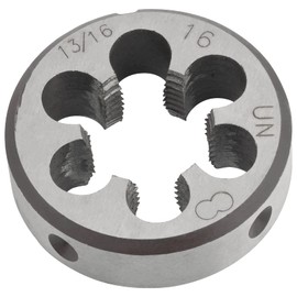 Aceteel 13/16"-16 UN HSS Tap And Die Set, 13/16-16 UN Machine Thread Tap And UN Round Thread Die Right Hand