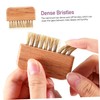 OHPHCALL Wooden Nail Scrub Brush Dense Bristles for Deep Cleaning