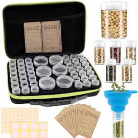 Wzenclave 48-Slot Gardening Storage Organizer | Leak-Proof Core Keeper Organizer Bin for Efficient Tool Management | Heavy-Duty Storage for Garden Tools, Seeds (Blue)