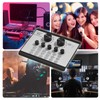 V17 Live Sound Card BT Mini Sound Mixer Multifunctional Voice